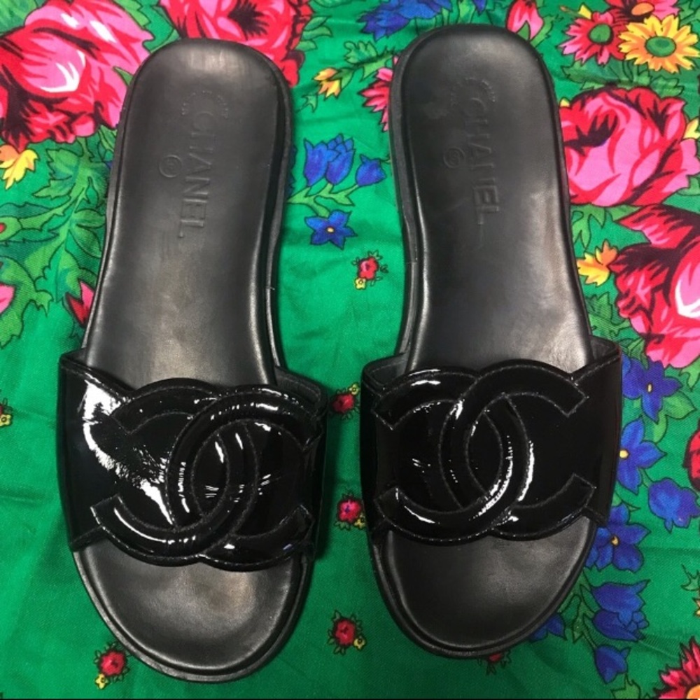 Authentic Chanel Slides - Picture 4 of 7